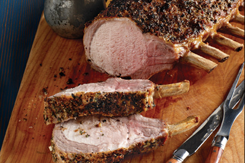 Bruce Aidells Roasted Rack Of Pork: Thermal Tips And Recipe