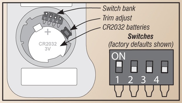 Thermapen Switches Diagram