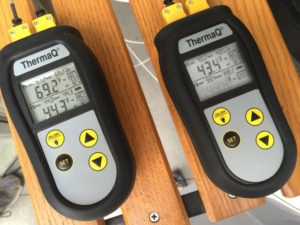 Tracking pork butt temperature with ThermaQ