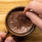 Homemade hot chocolate from homemade mix
