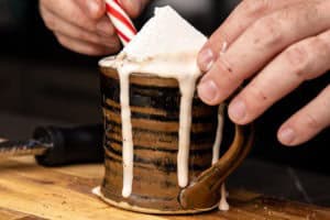 Gourmet homemade hot chocolate