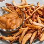 Homemade pickled french fries