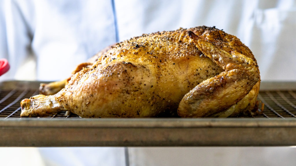 Learn to make delicious roast chicken
