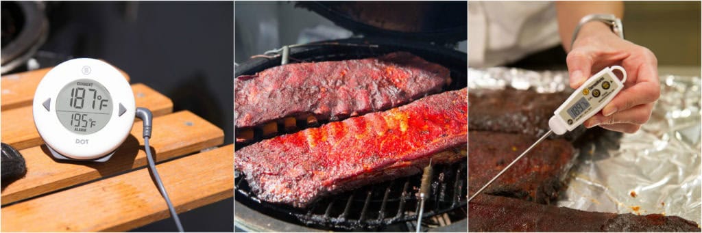 a qué temperatura ahumar las costillas