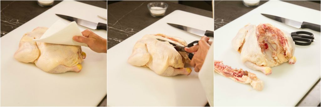 BBQ Chicken Cutting Backbone