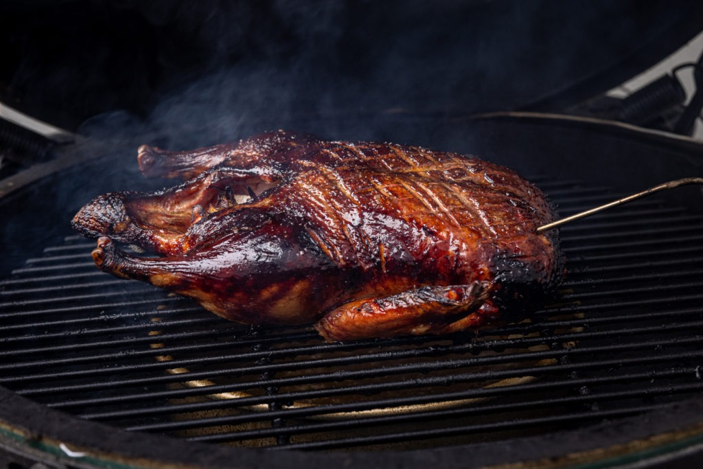 Duck on the smoker