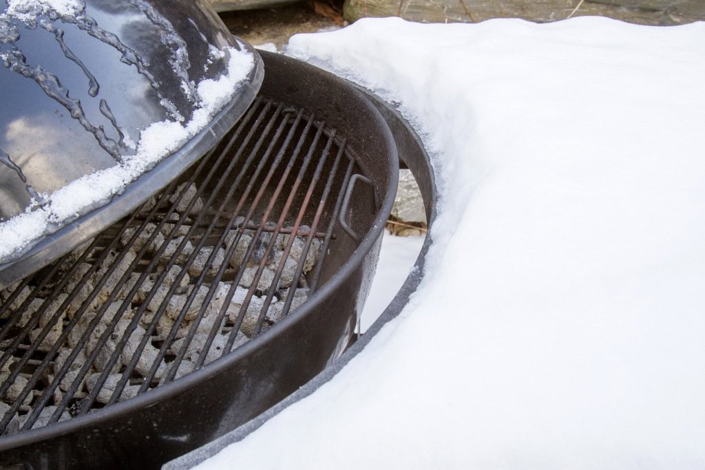 Cold Weather Grilling Jamaican Jerk Chicken
