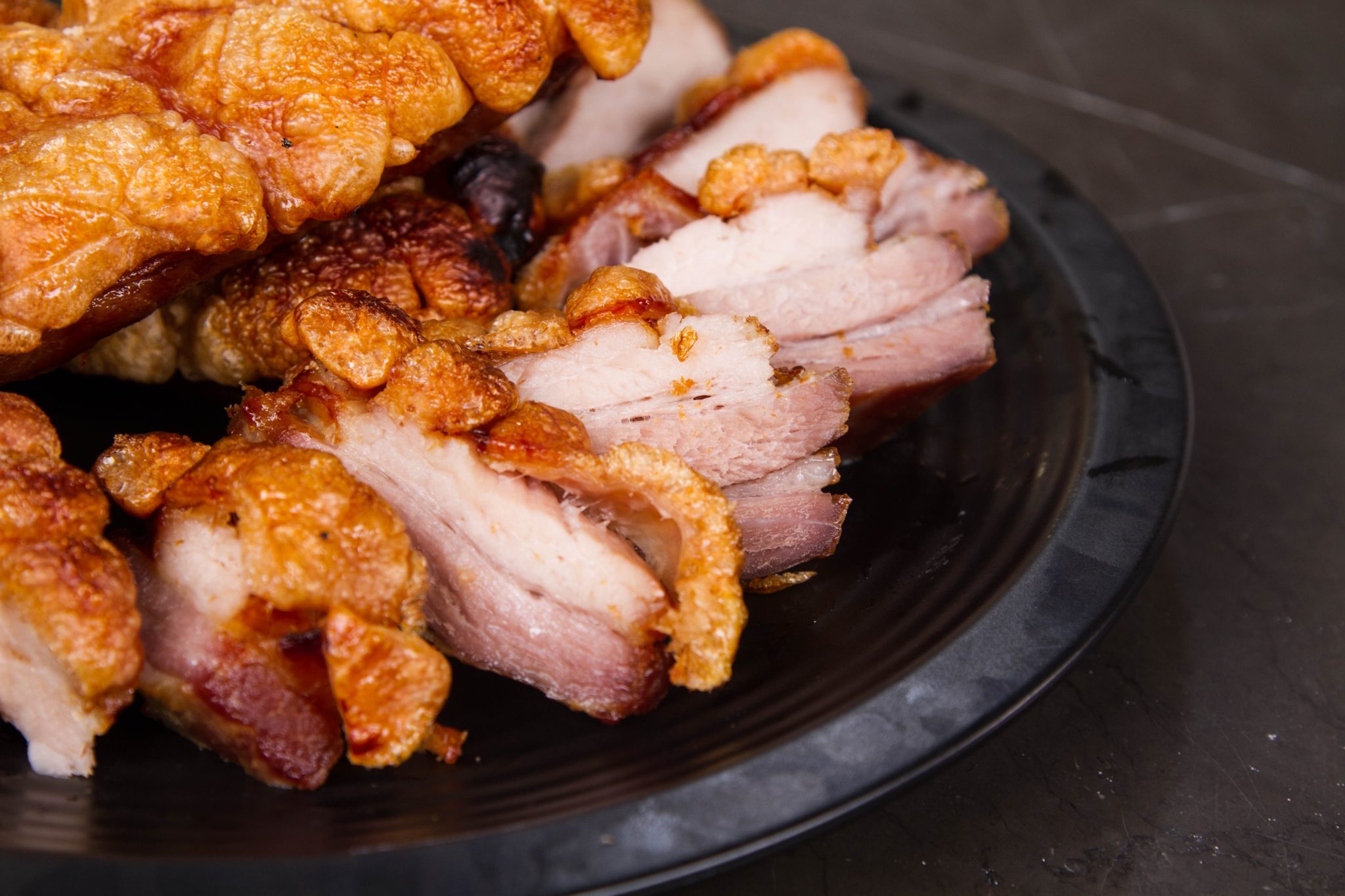 low-Roasted Pork Belly with Chicharrones