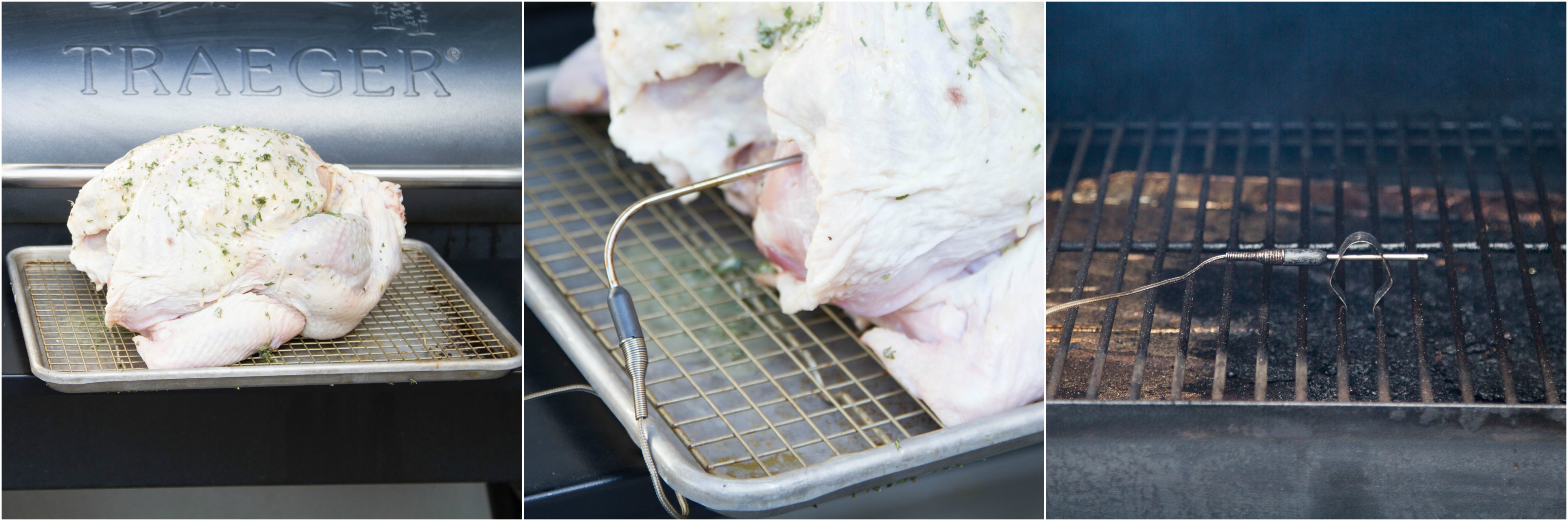 use a penetration probe and an air probe to monitor your cook