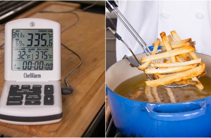Choosing the best thermometer for deep frying