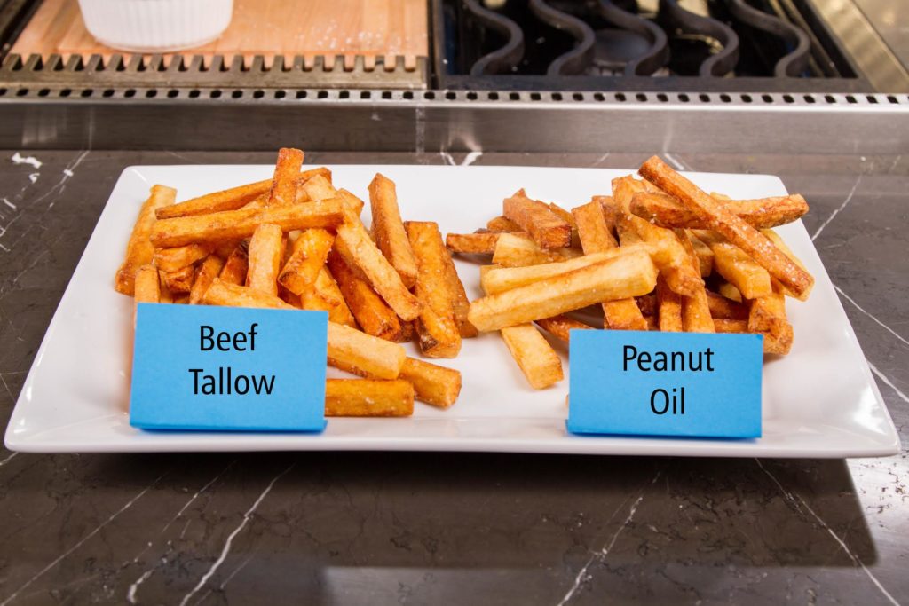 French Fries fried in different oil