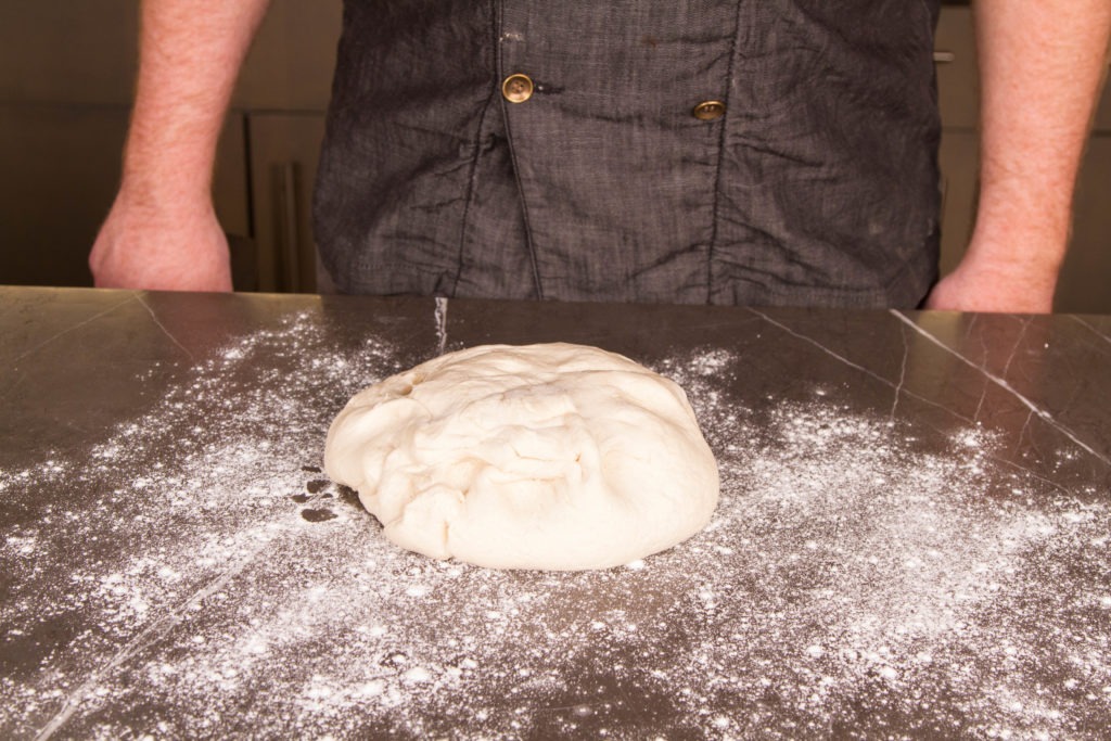 Turn the dough on to a floured surface