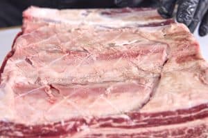 Cross-hatched rib backs