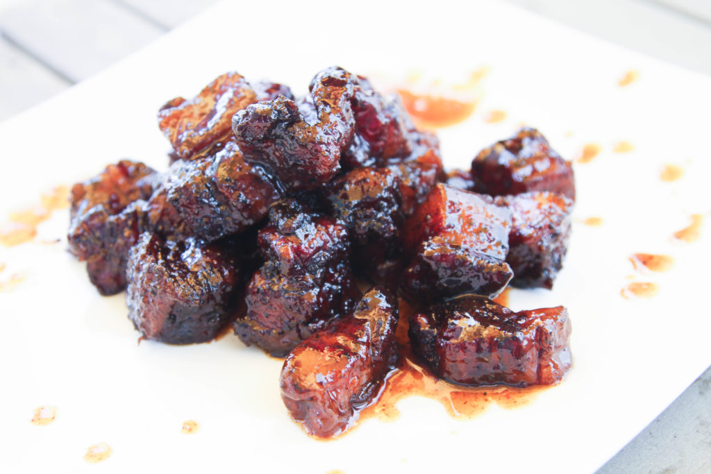 Smoked Pork belly burnt ends