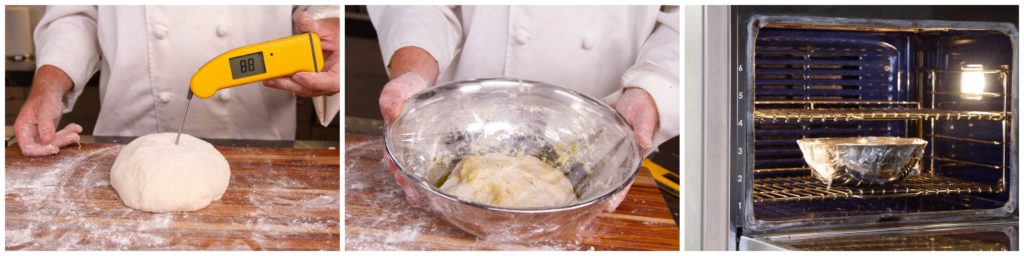 proofing pizza dough