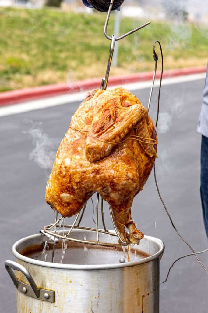 A deep-fried turkey