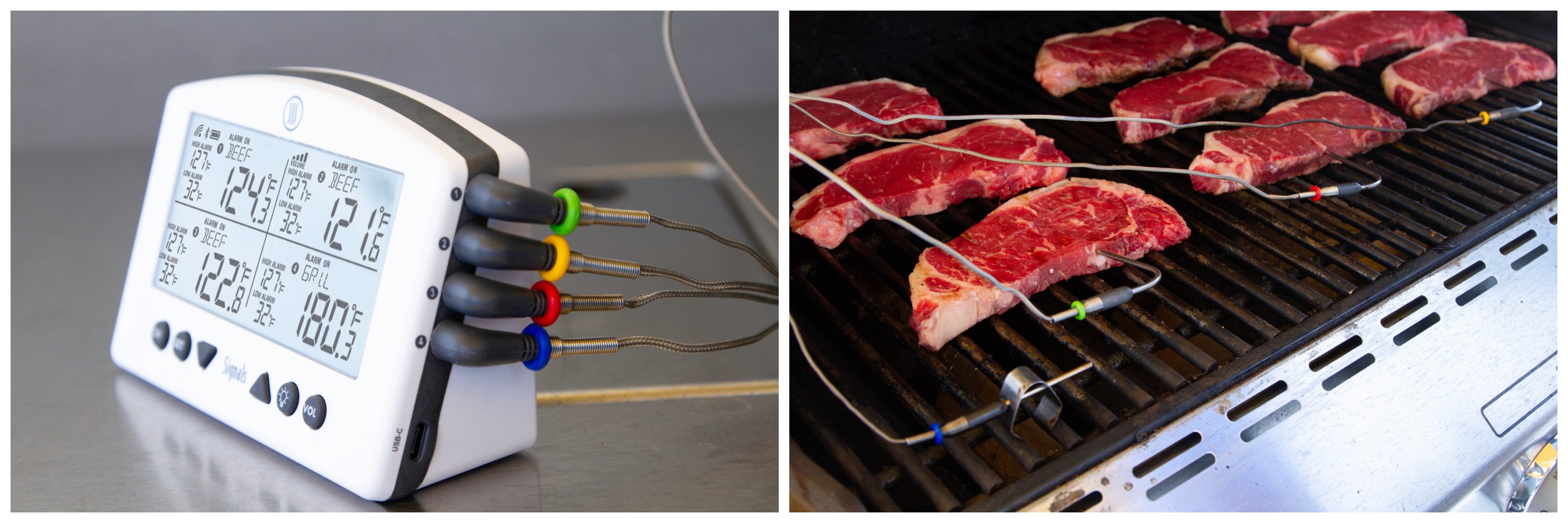 Enhance your grilling experience with a thermometer