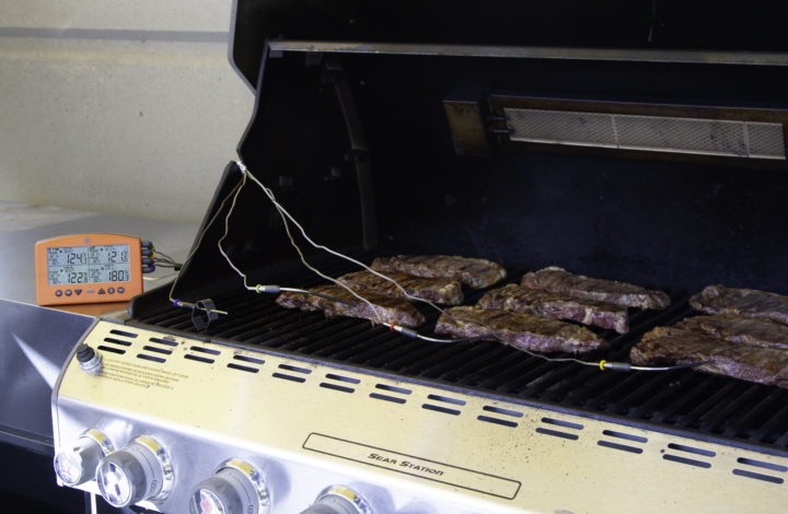 How to use leave-in thermometers when grilling