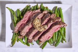 Beautiful seared rib cap