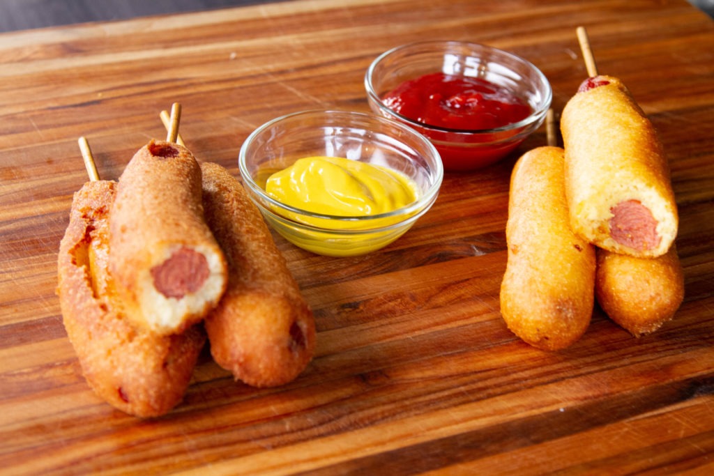 Corn dogs need the right balance of batter and meat.