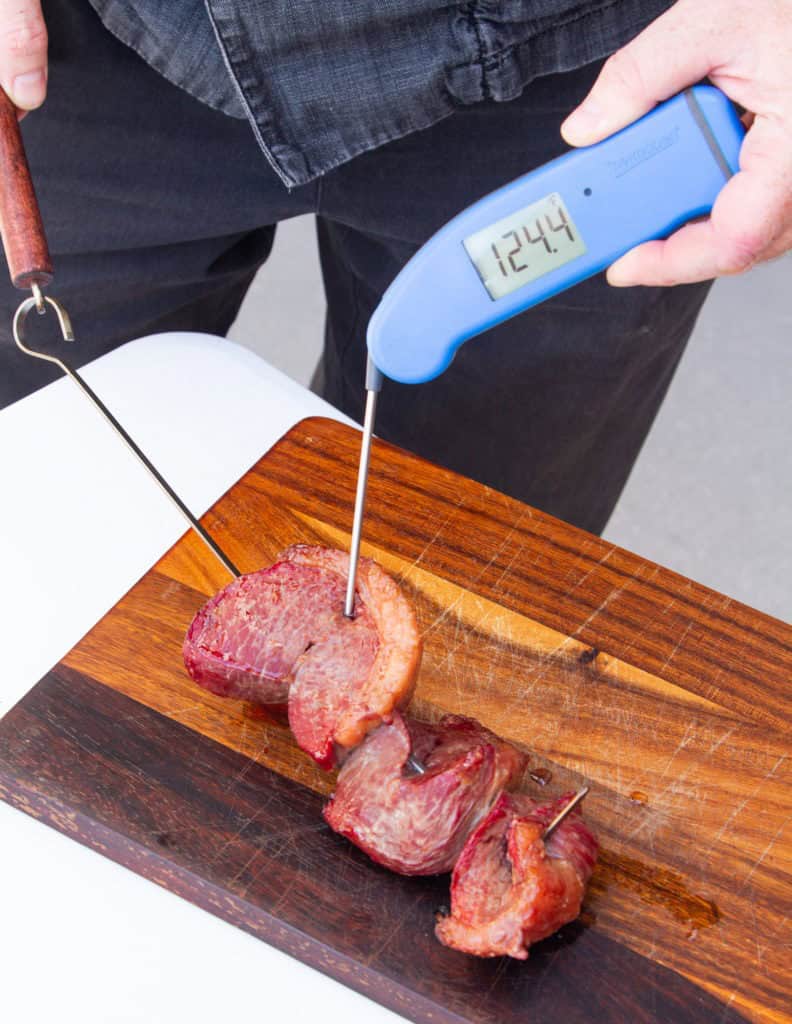 Test the doneness with your thermapen Mk4.