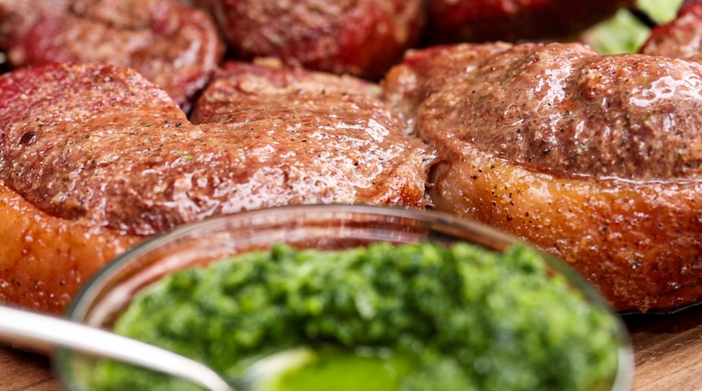 Picanha steak with chimichurri