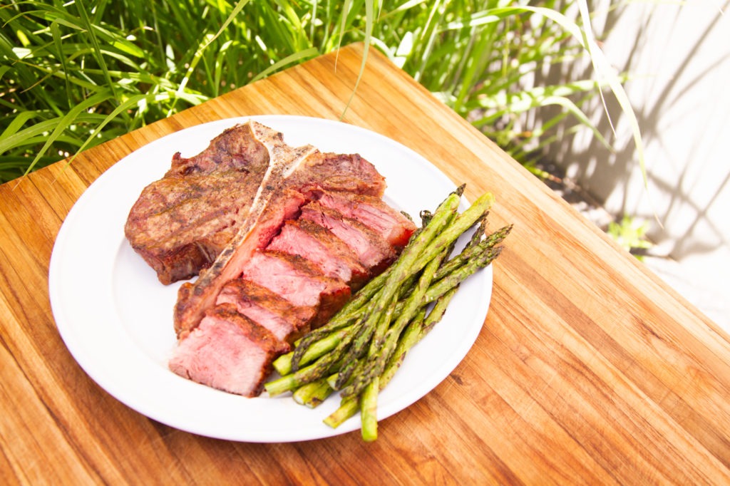 Delicious, perfectly grilled steak