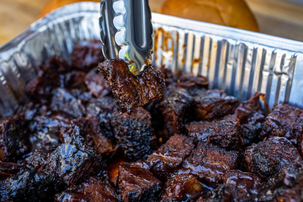 Sticky, tender, delicious burnt ends