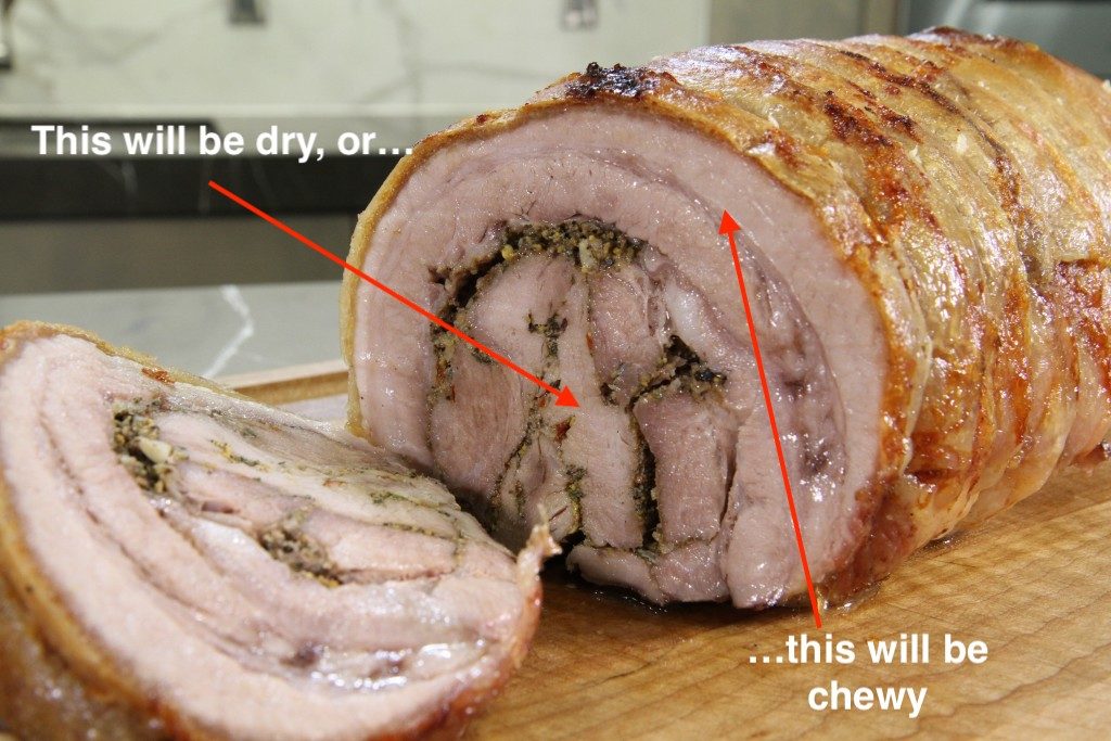 Porchetta cooked perfectly