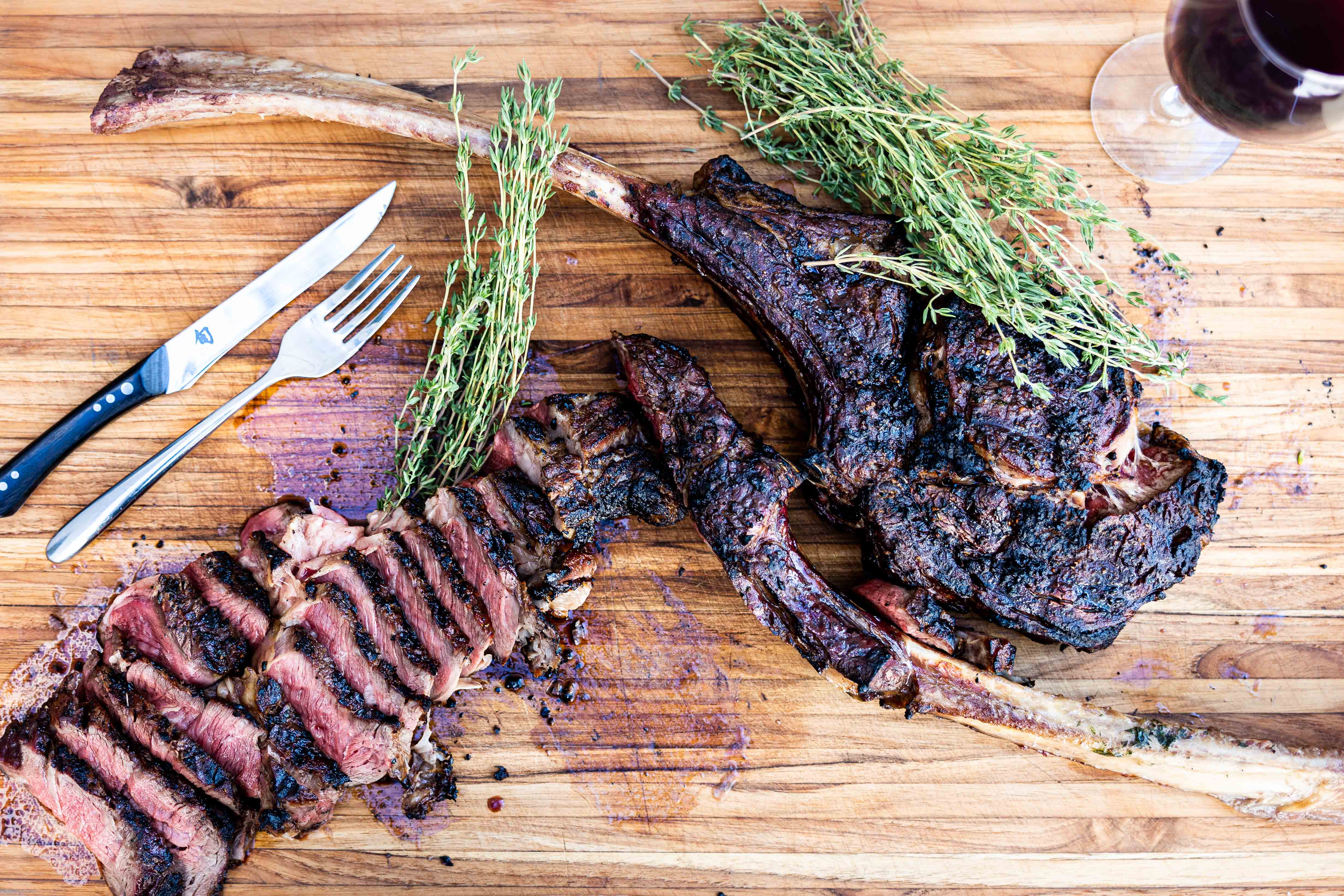 How to grill tomahawk steaks