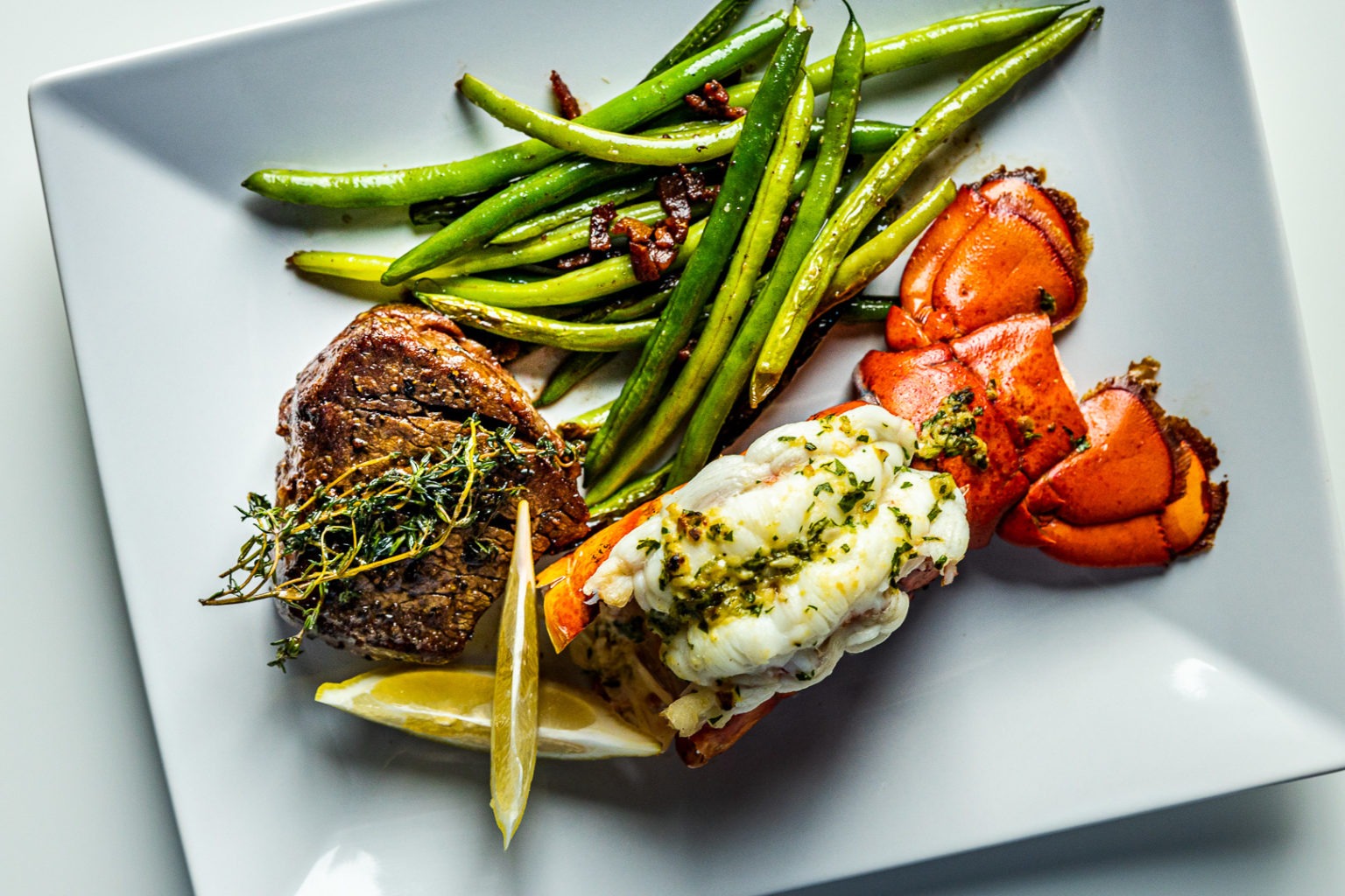 Surf and Turf Dinner: Cooking Lobster Tail