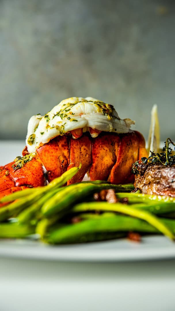 Surf And Turf Dinner Cooking Lobster Tail 4219