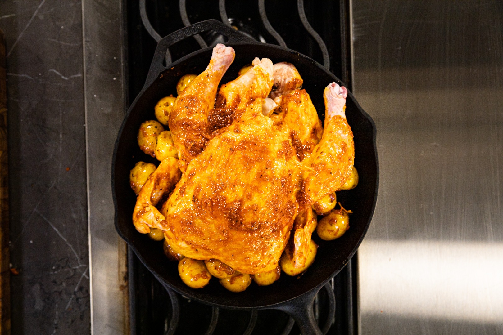 Chicken in the pan