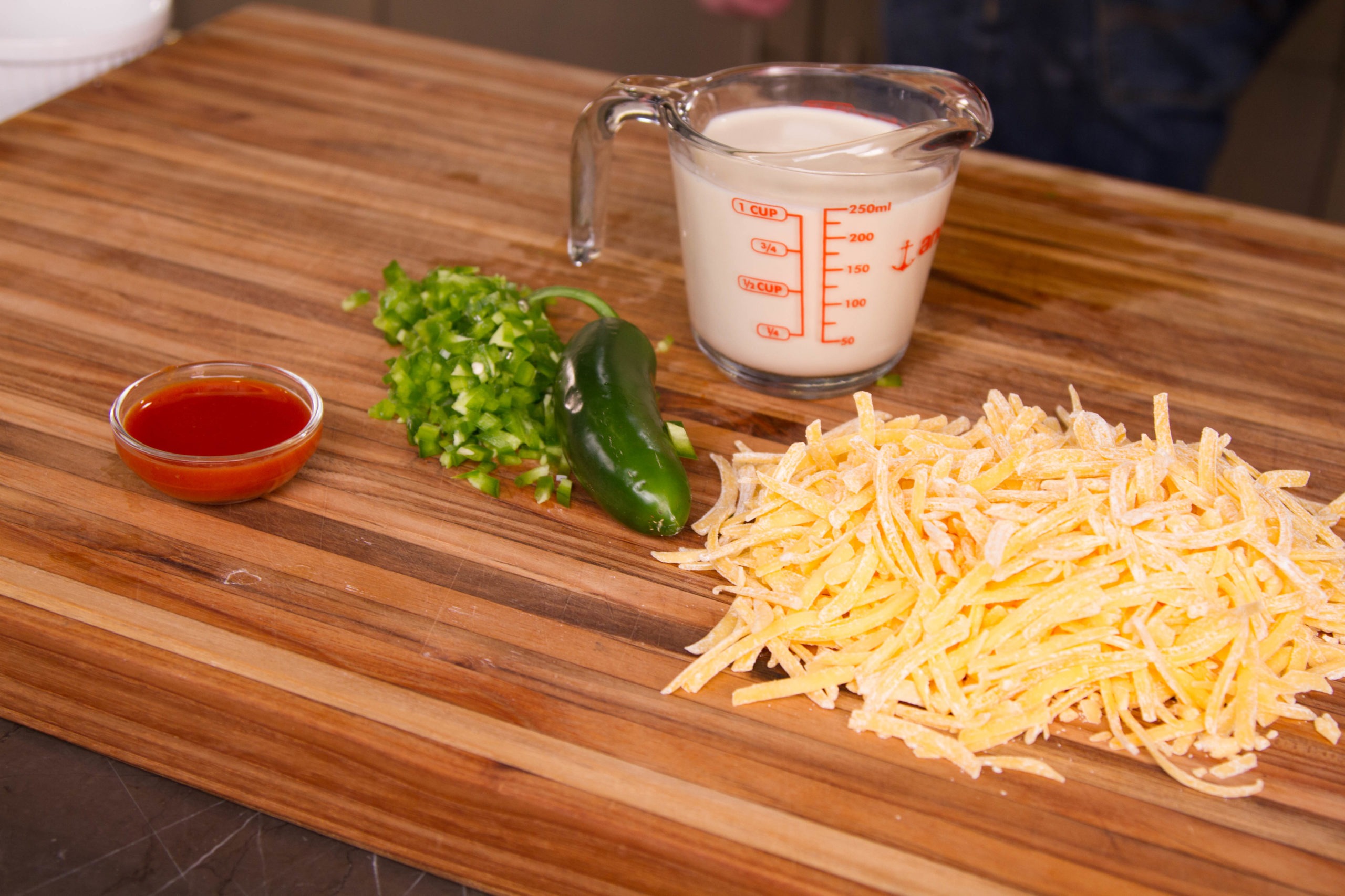 Cheese sauce ingredients