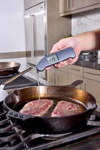 Temping the duck with Thermapen ONE