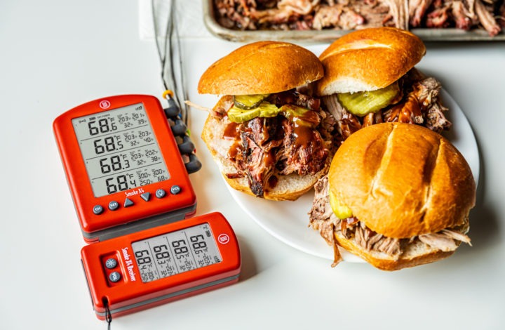 Pulled pork with the Smoke X4 thermometer
