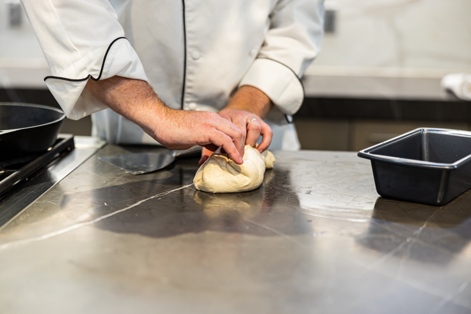 Fold the dough over into a nice shape