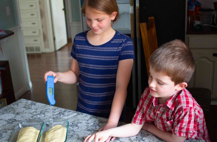 Kids using the Thermapen