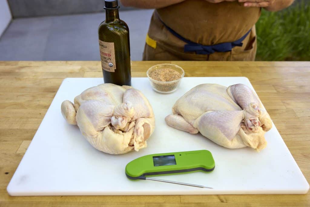 Ingredients for rotisserie chicken