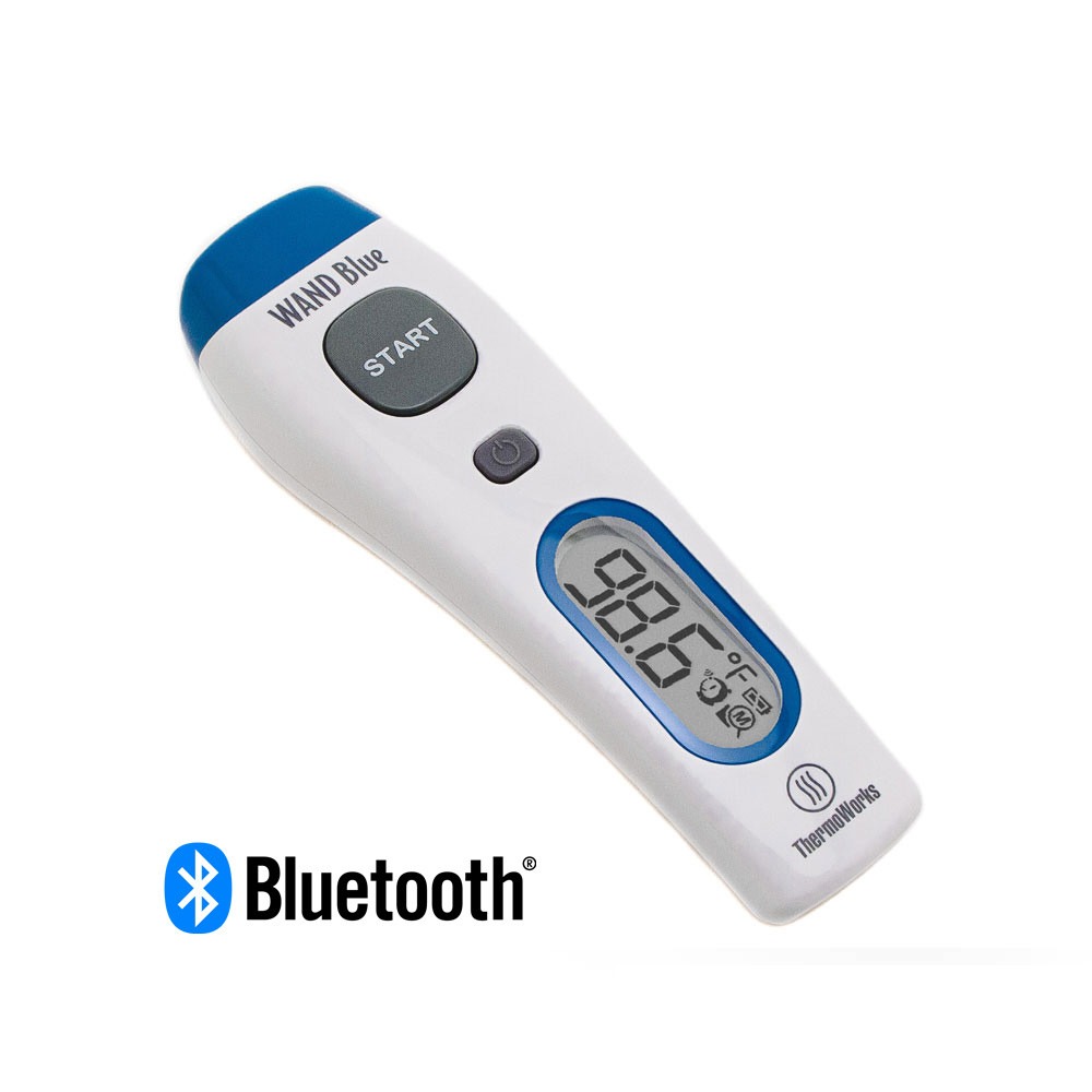 WAND Forehead thermometer with Bluetooth wireless technology
