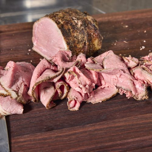 Sliced roast beef