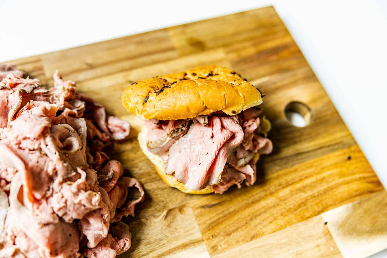 Homemade Delistyle Roast Beef Thermal Tips