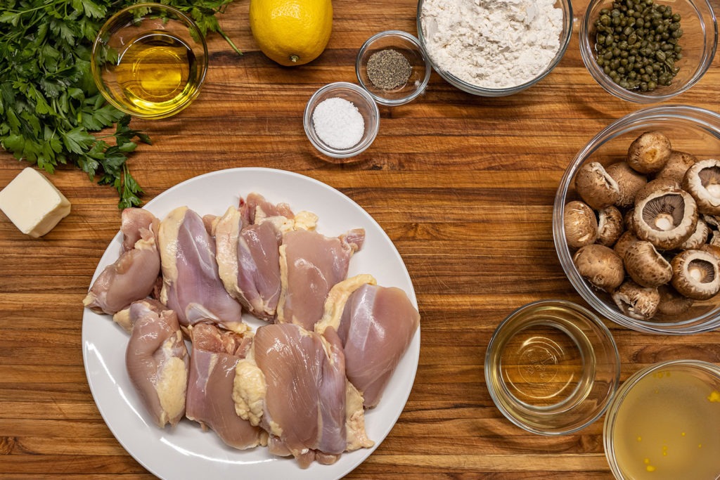 Chicken piccata ingredients