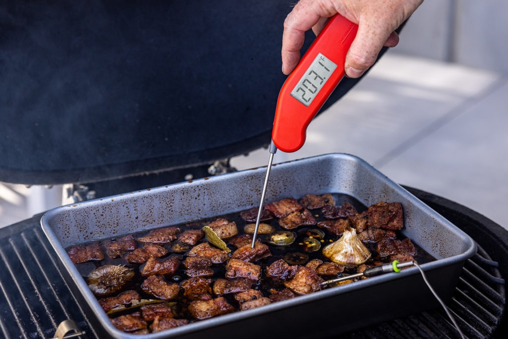 zVerifying the temp with a Thermapen