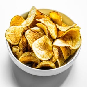 Homemade potato chips
