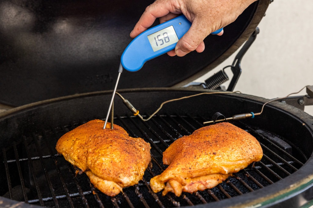 Temping turkey with a Thermapen