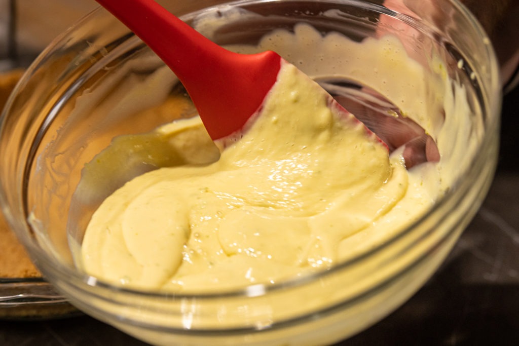 Thickened key lime pie filling