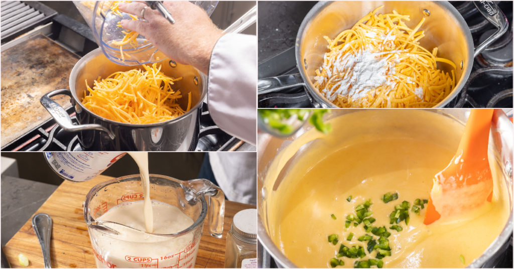 Making nacho cheese