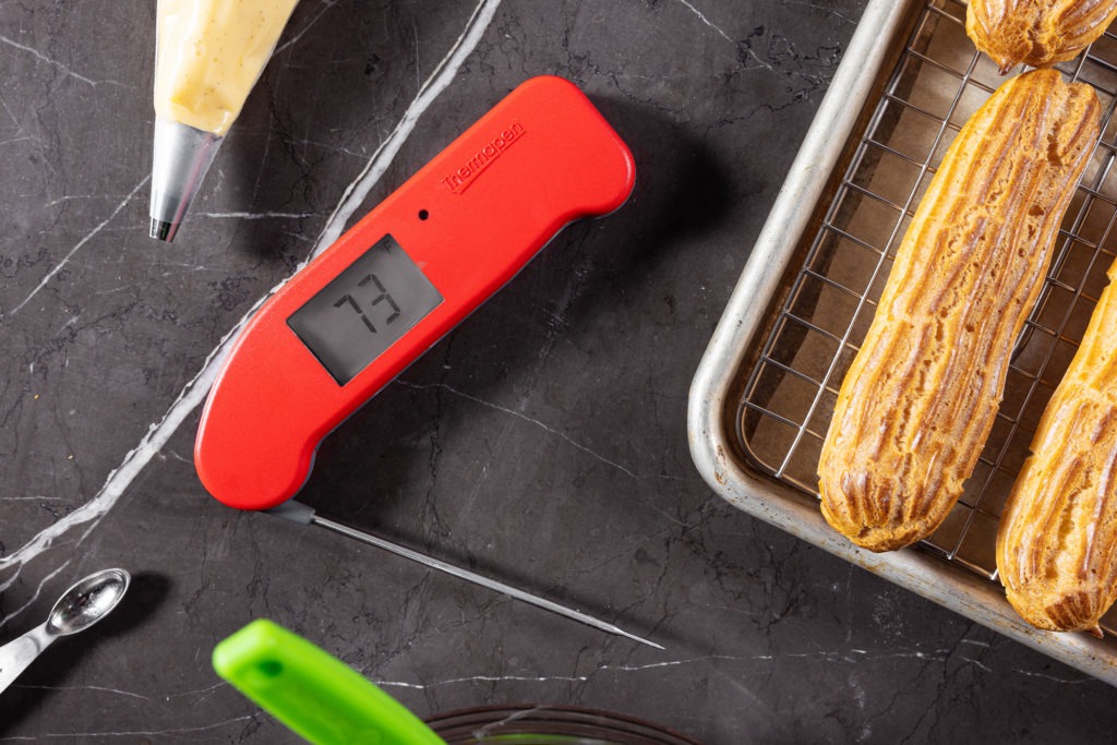 Thermapen with empty eclairs