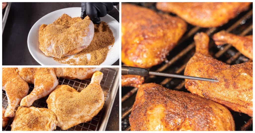 seasoning and cooking chicken